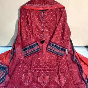 Riwayat Pret 3-Piece Premium Embroidered Lawn Suit
