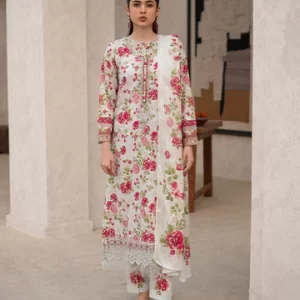 3-Piece Unstitched Luxury Digital Printed Lawn Suit