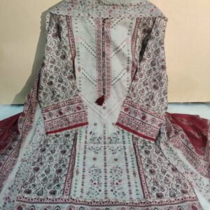 Riwayat Pret 3-Piece Premium Embroidered Lawn Suit