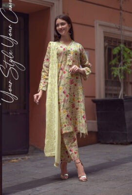 NOOR-e-JAHAN 3-Piece Premium Quality Stitched Suit