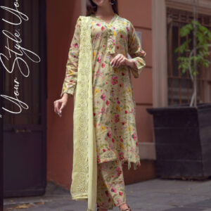 NOOR-e-JAHAN 3-Piece Premium Quality Stitched Suit
